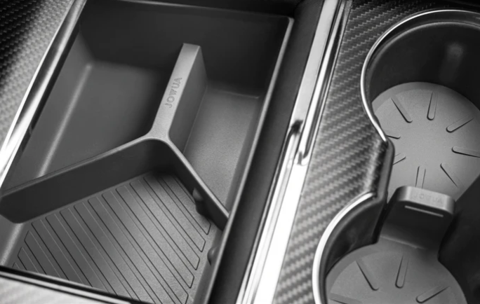 Jowua - Center Console Organizer & Coasters - Model S/X 2021+ - Bild 2