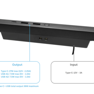 Alternative view of Jowua - Mini LED Hub Bar V2 - Model S/X 2021+