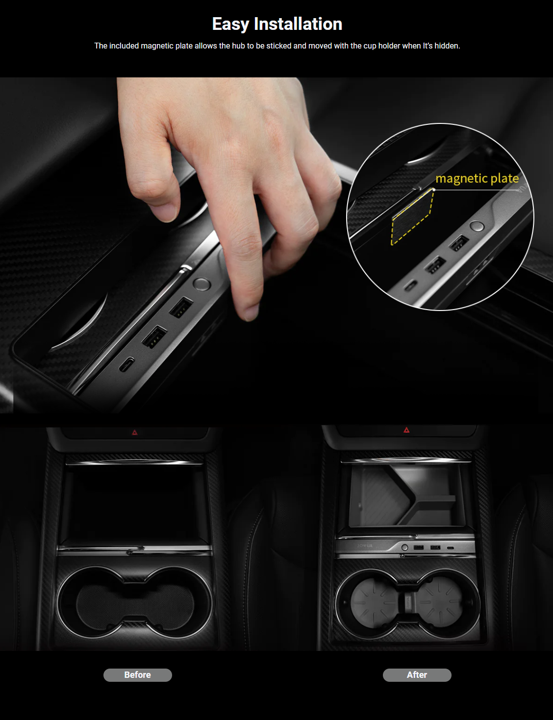 Jowua - Mini LED Hub Bar V2 - Model S/X 2021+ - Bild 6