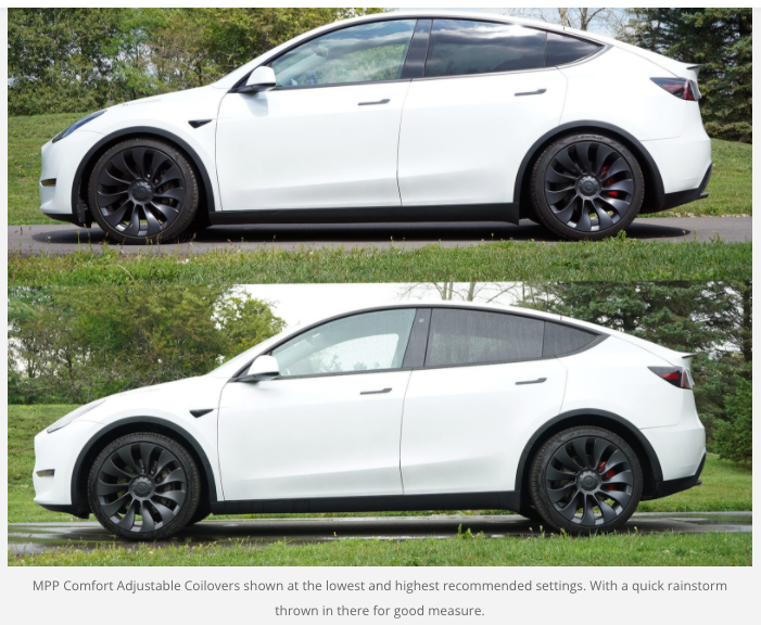 MPP Model Y Comfort Adjustable Coilovers - Bild 2