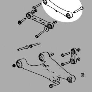 Alternative view of Hardrace - Rear Camber Kit Tesla Model s, Model x
