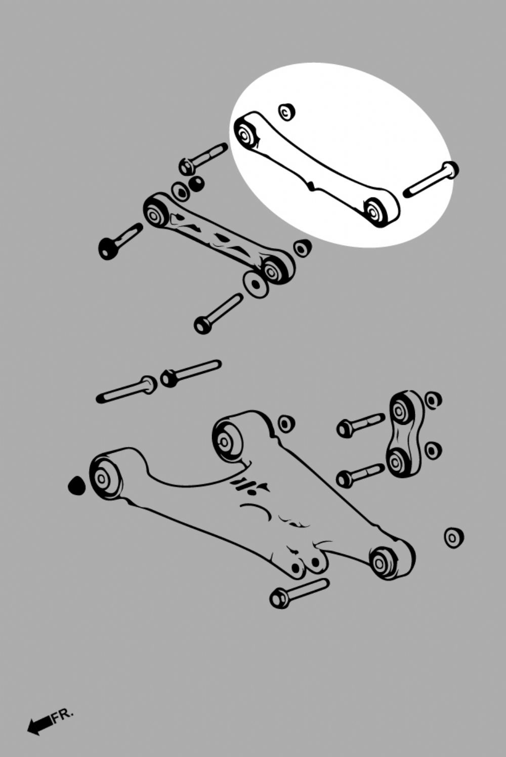 Hardrace - Rear Camber Kit Tesla Model s, Model x - Bild 2