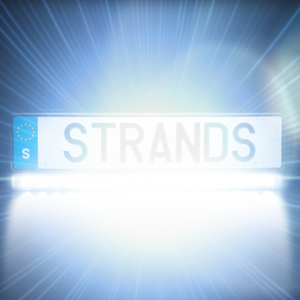 Alternative view of Strands Nuuk E-line licens plate LED BAR