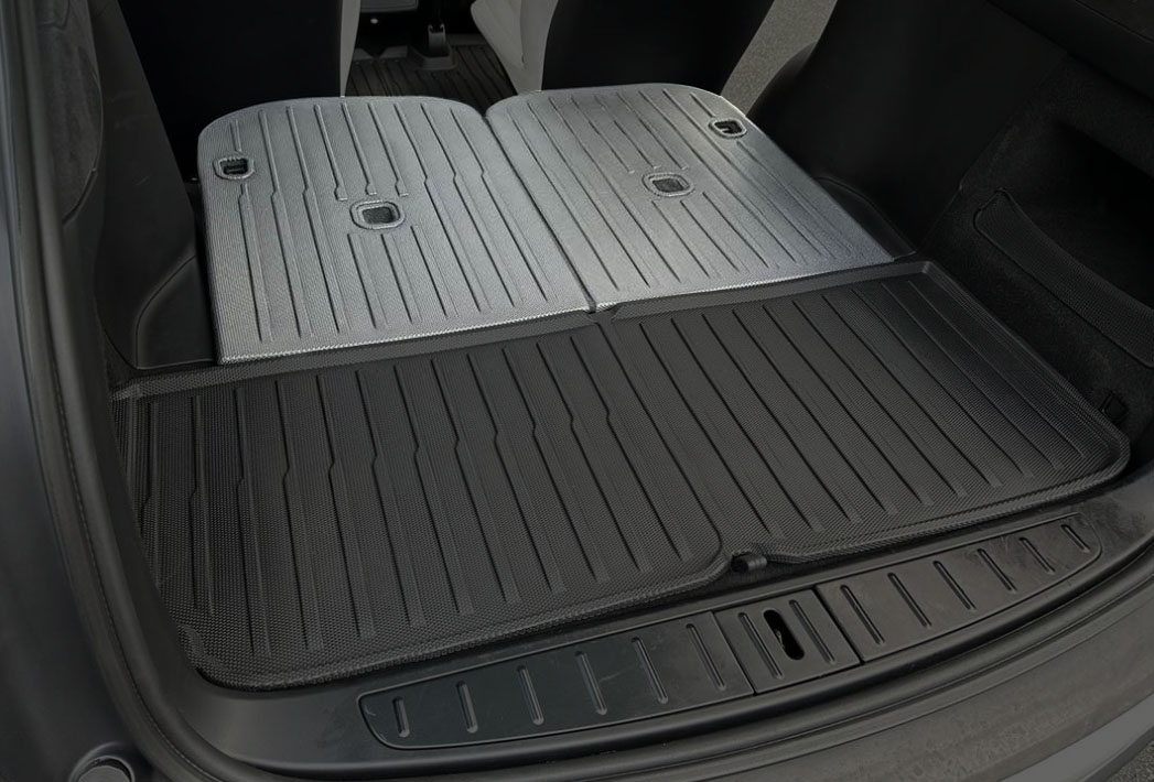 Stolsskydd Bakre Raden TPE - Model X 6 säten - 2021+ - Bild 2