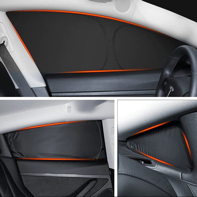 Insynsskydd / solskydd Premium - 7 delar - Model 3 - Bild 3