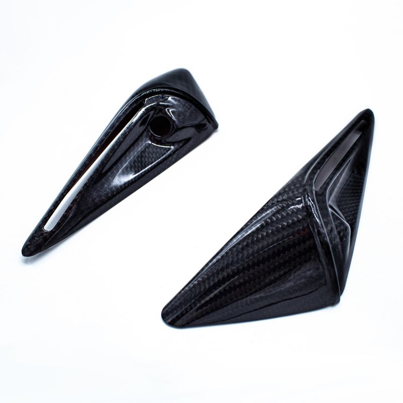 Dynotec Carbon Side Camera Covers Model S 2022+