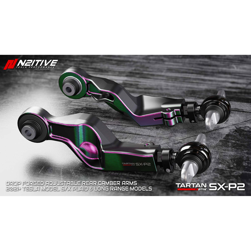 N2itive Tartan SX-P2 - Justerbara bakre övre kamber - Model S/X